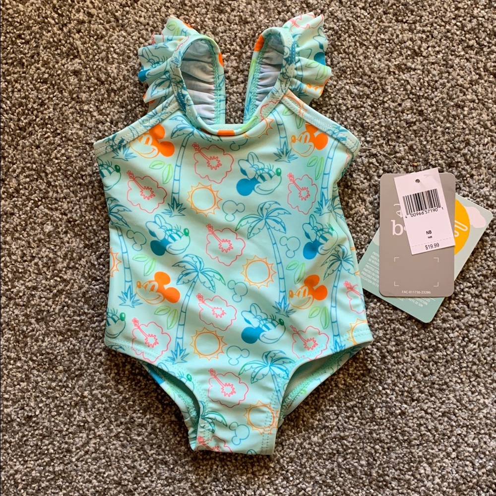 Disney Baby Swimsuit and Rash guard - Bundle NWT
